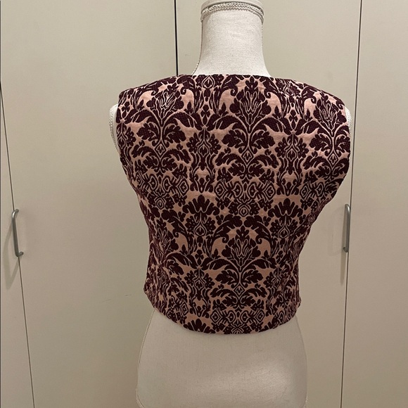 Cider small burgundy vest NWT #80 - Picture 4 of 6